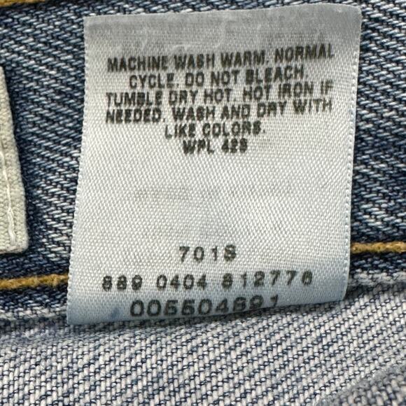Vintage Levis 550 Jeans Men Size 36 Light Blue Relaxed Fit 100% Cotton Mid Rise - Picture 9 of 10